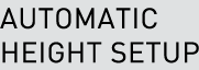 Automatic Height Setup